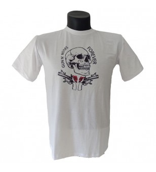 Camiseta hombre blanca GUN...