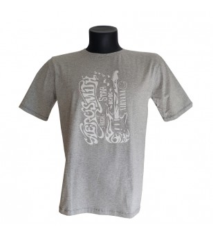 Camiseta hombre gris...