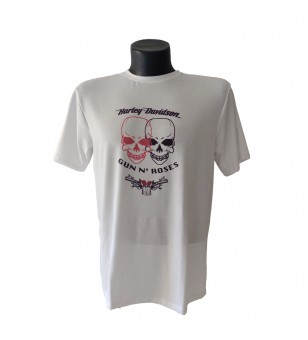 Camiseta hombre blanca Guns...