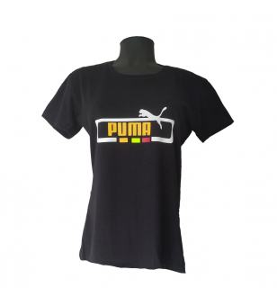 Camiseta negra, mujer,...