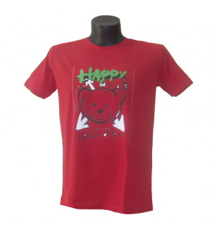 Camiseta hombre, roja,...