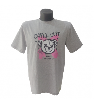 Camiseta hombre, gris,...