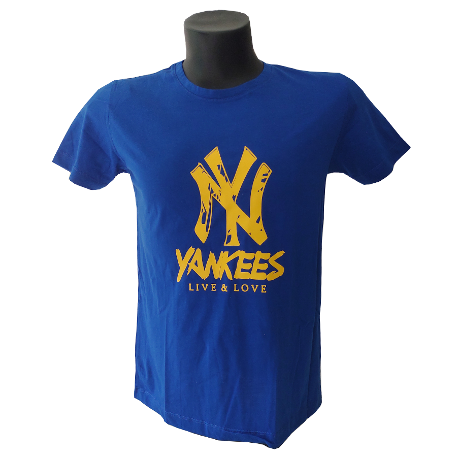 Camiseta Hombre, azul, Yankees Live & Love