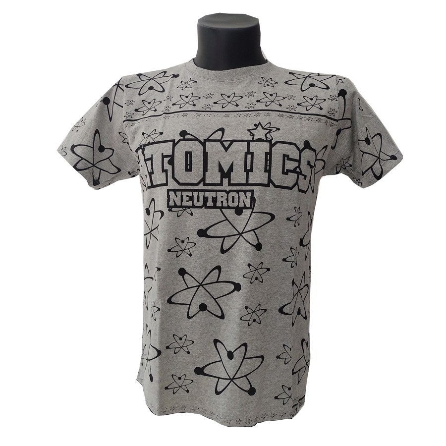Camiseta Hombre, gris, Atomic