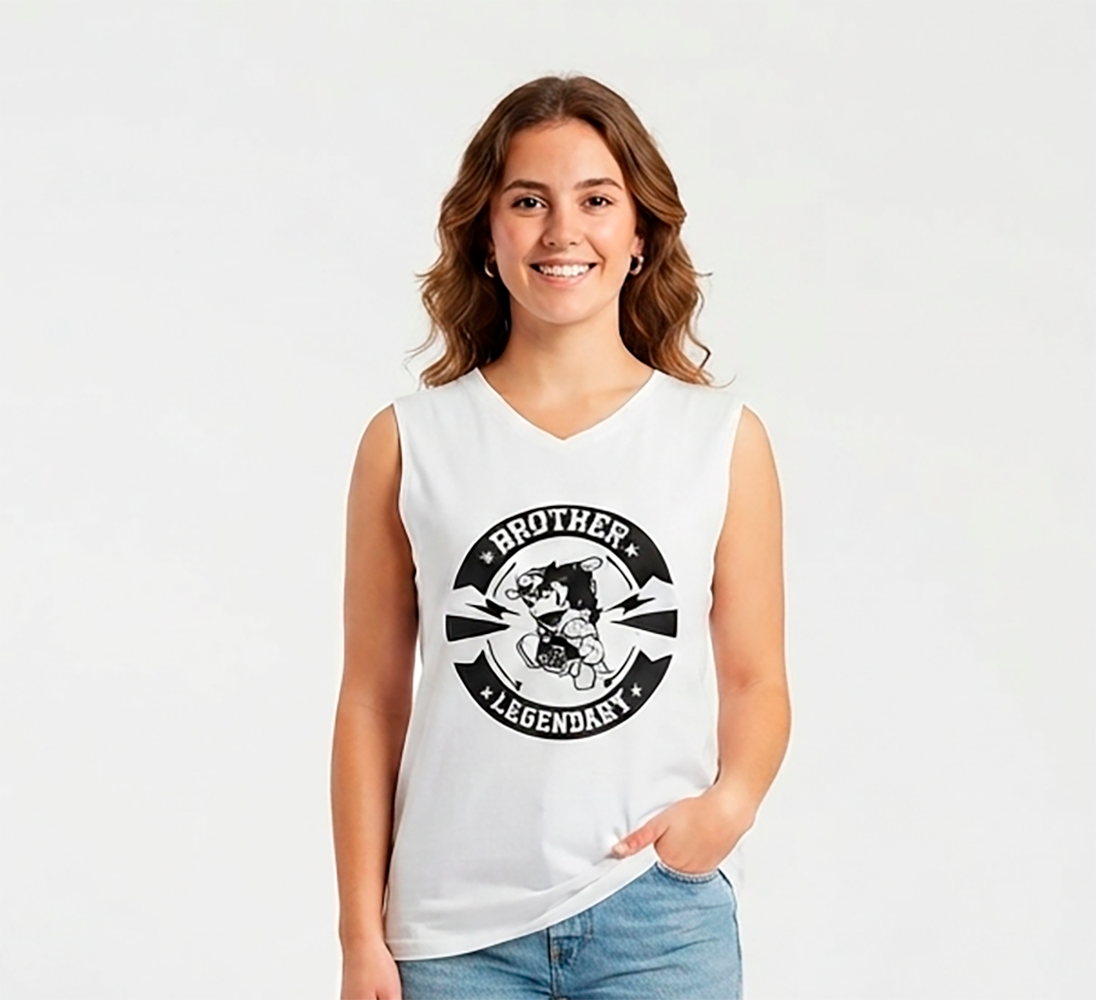Camiseta mujer tela algodón blanco estampada 